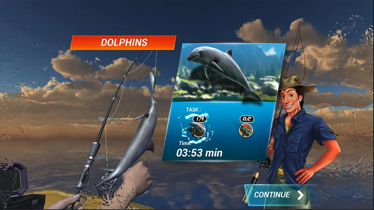 Fishing Deep Sea Simulator 3D स्क्रीनशॉट