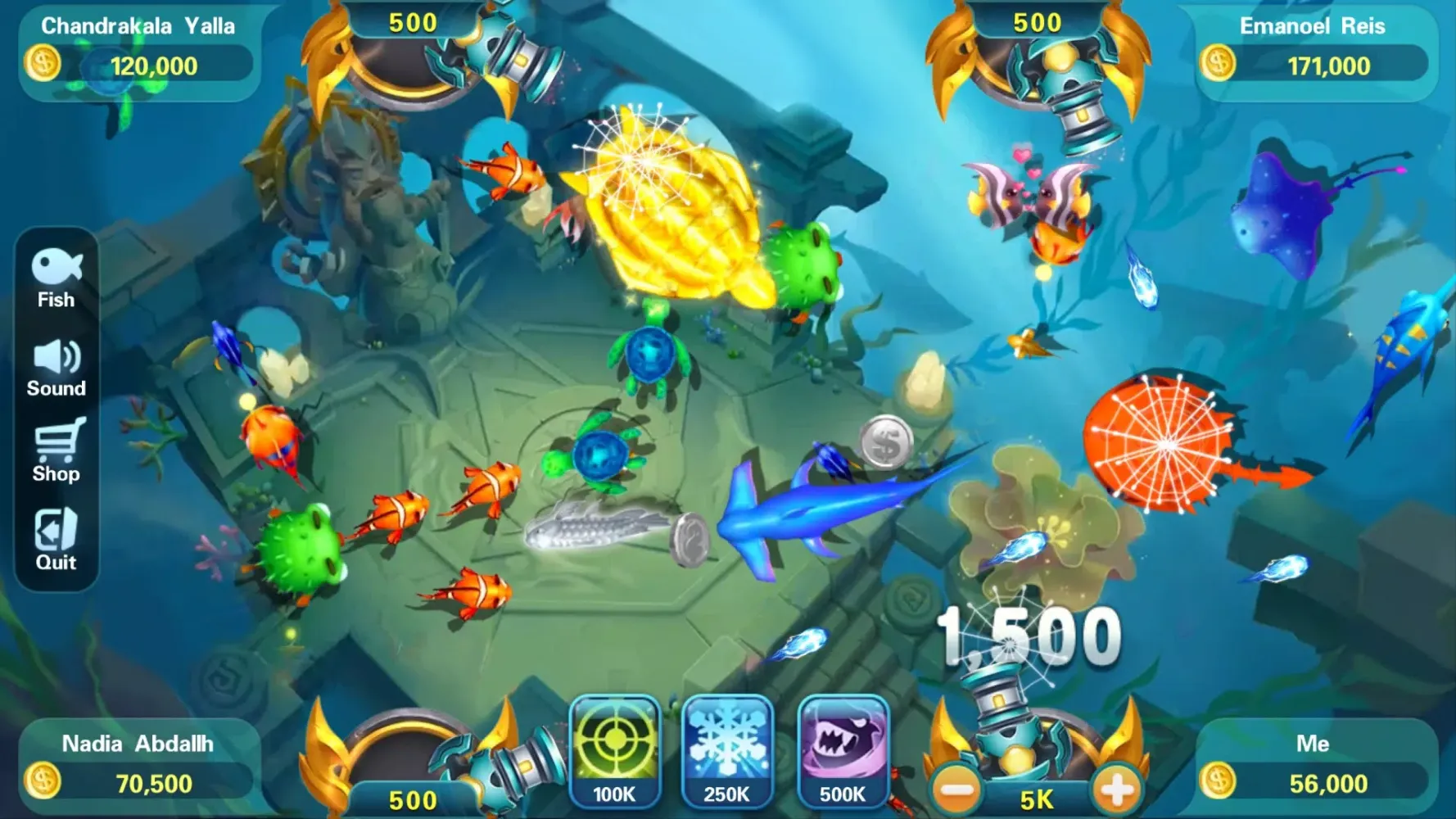 Fishing Storm Jackpot Screenshots