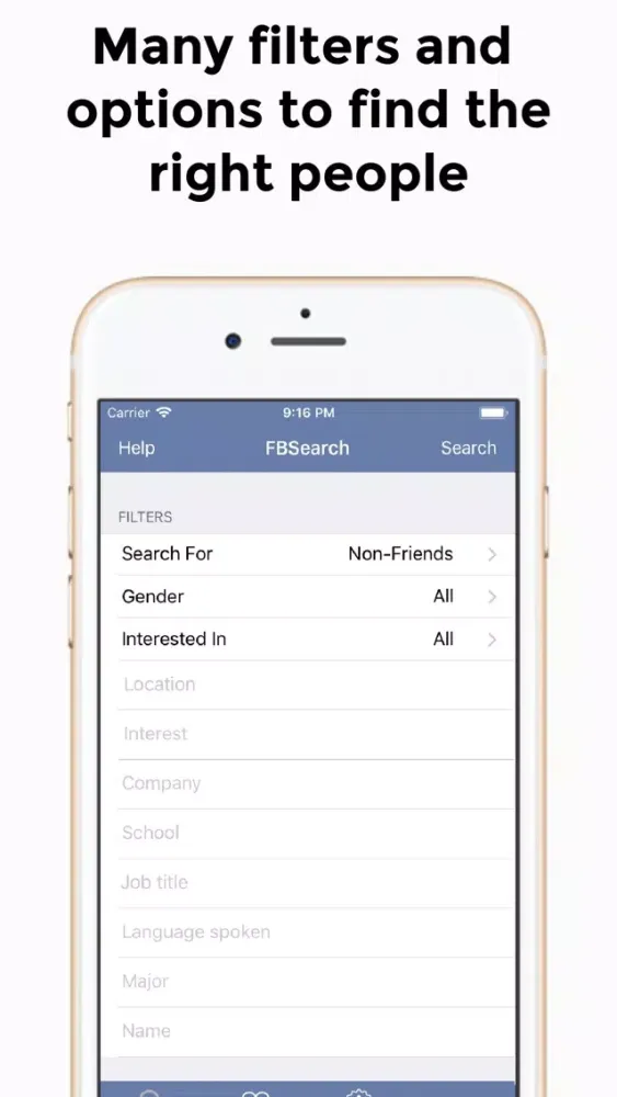 Social Search - Profile Viewer スクリーンショット