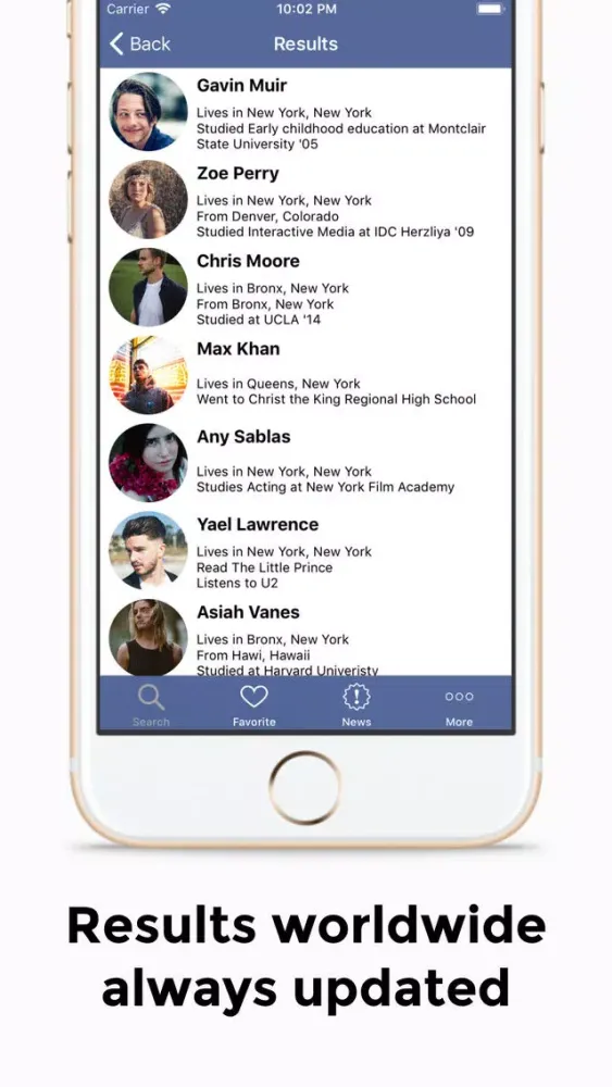 Social Search - Profile Viewer スクリーンショット