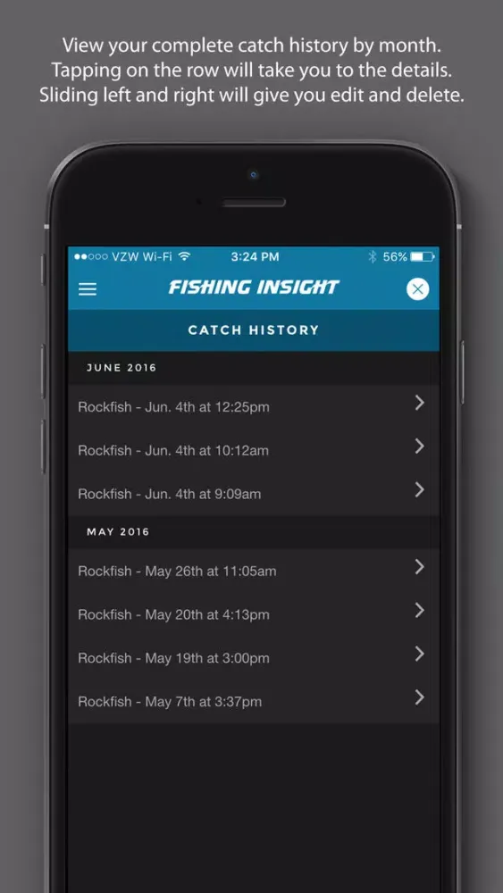 Fishing Insight - Intelligent Fishing Logbook应用截图