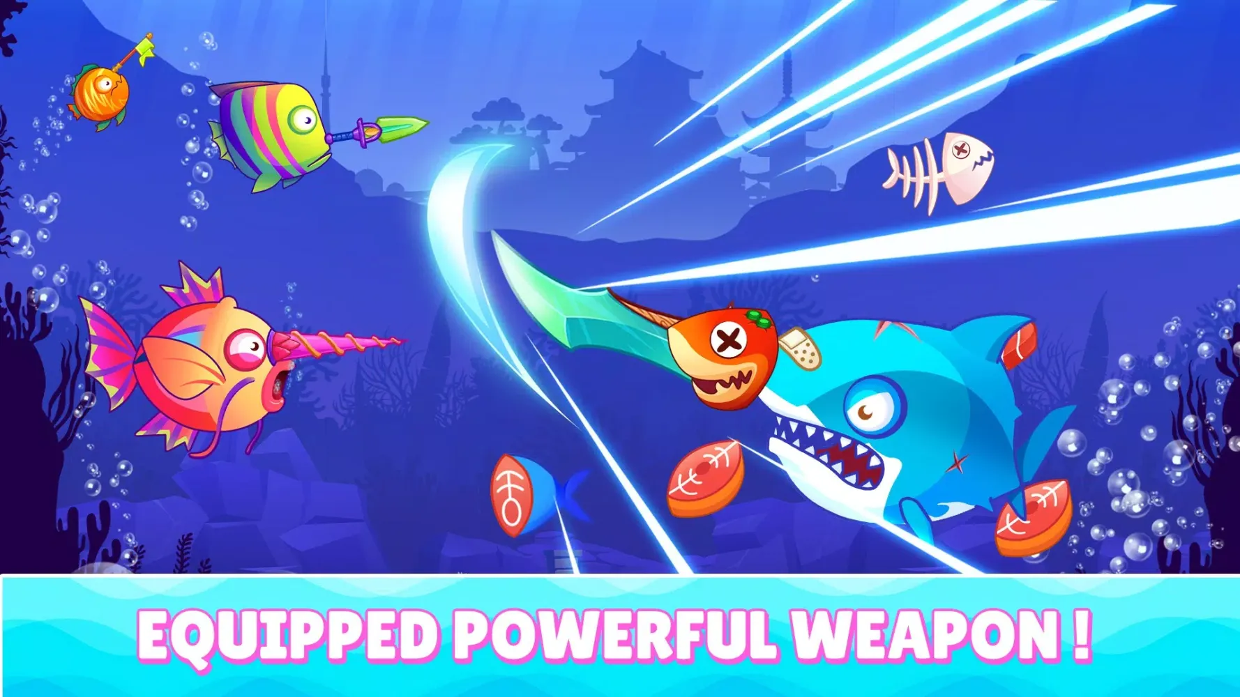 Capturas de pantalla de Monster FishIO: Big Eat Small
