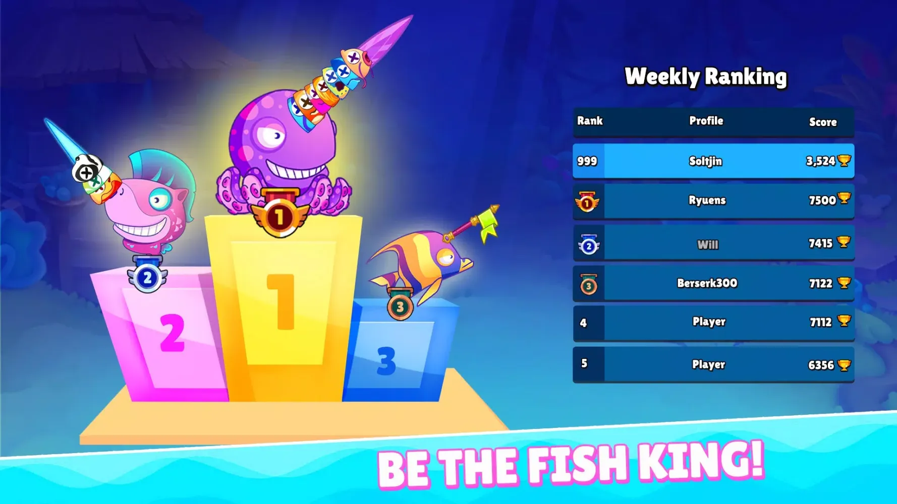 Capturas de pantalla de Monster FishIO: Big Eat Small
