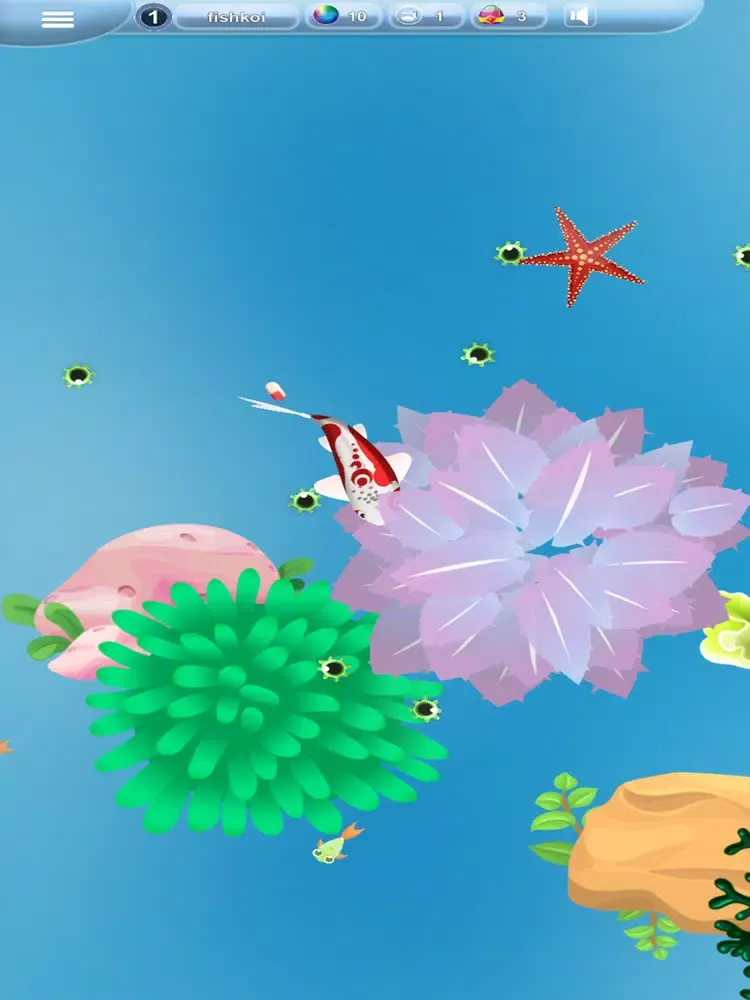 Tangkapan skrin Fish Koi iPad 