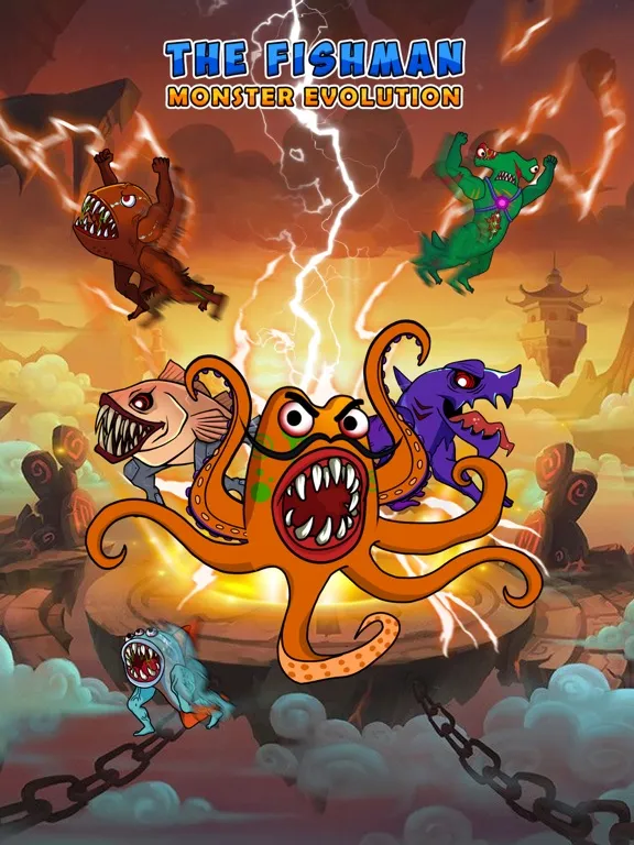 تصاویر The Fishman: Monster Evolution iPad 