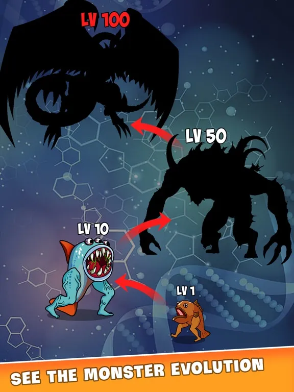 تصاویر The Fishman: Monster Evolution iPad 