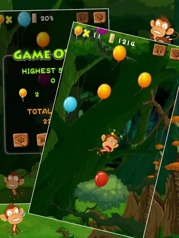Capturas de tela do Monkey Up - Jumping Game iPad 