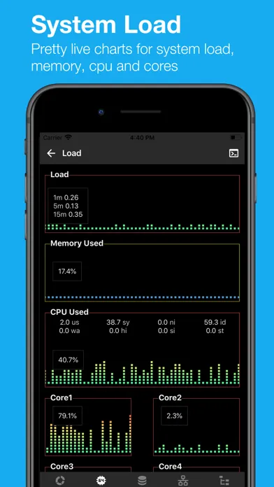 SSH Pulse Pro: Status, SSH应用截图