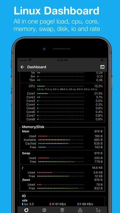SSH Pulse Pro: Status, SSH应用截图
