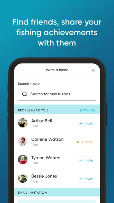Capturas de tela do FishOn - Angler map, fish app