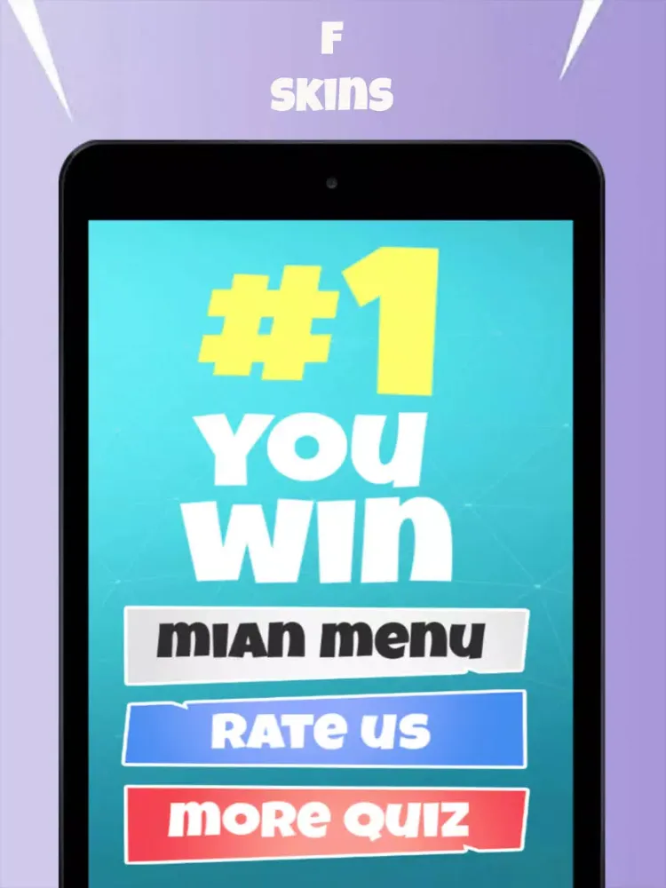 Captures d'écran de New Skins Quiz for fortnit... iPad 