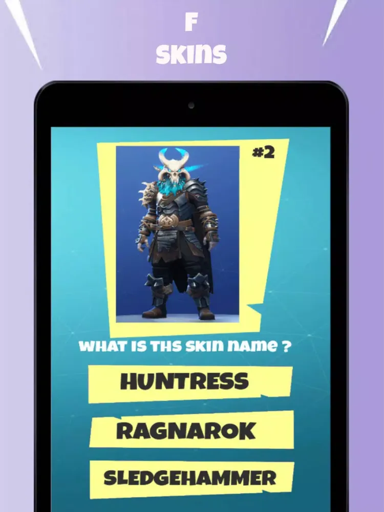 Captures d'écran de New Skins Quiz for fortnit... iPad 