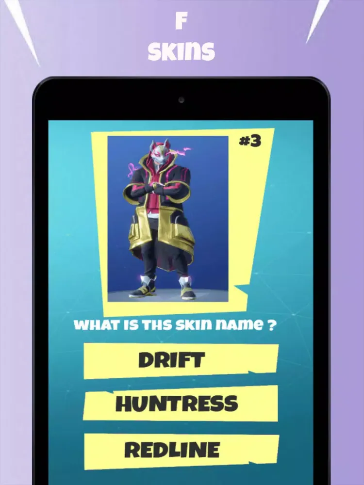 Captures d'écran de New Skins Quiz for fortnit... iPad 