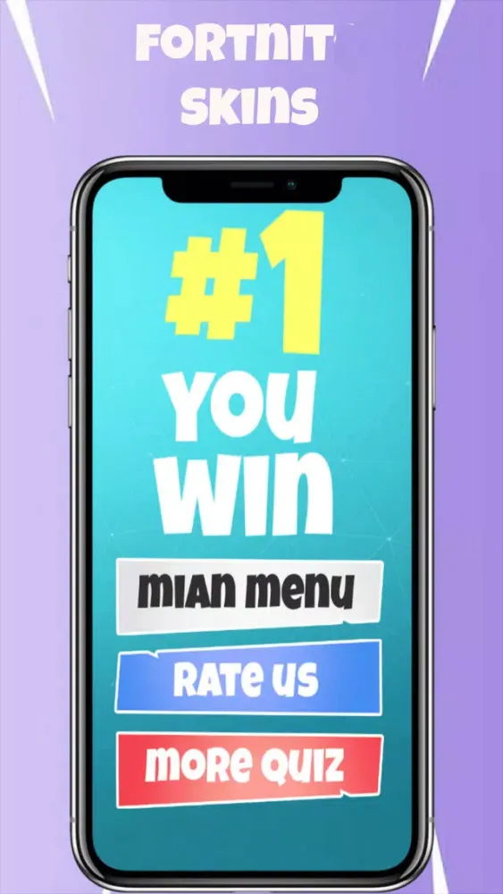 Captures d'écran de New Skins Quiz for fortnit...