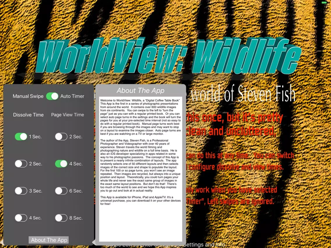 WorldView: Wildlife iPad  سکرین شاٹس