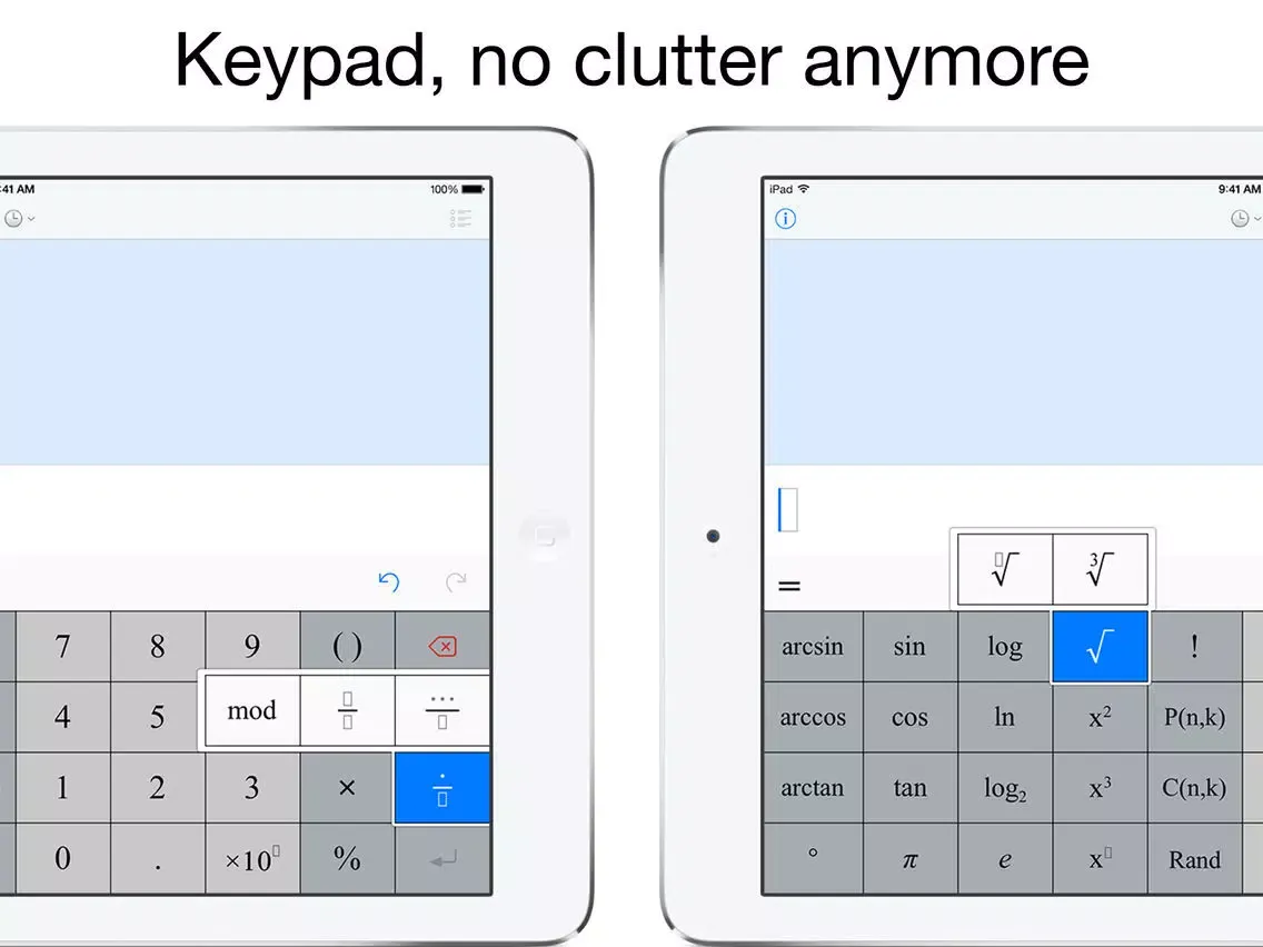 Calcility - Redefine Calculator (Lite) iPad  スクリーンショット