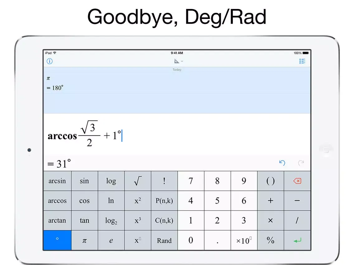 Calcility - Redefine Calculator (Lite) iPad  スクリーンショット