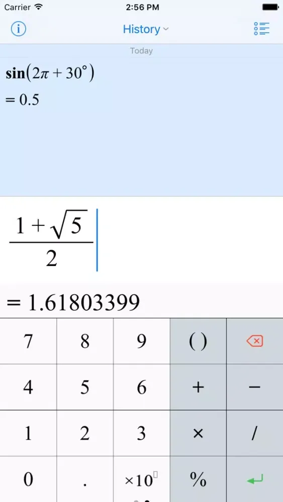 Calcility - Redefine Calculator (Lite) スクリーンショット