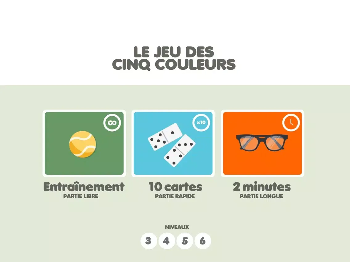 Capturas de pantalla de LE JEU DES CINQ COULEURS iPad 