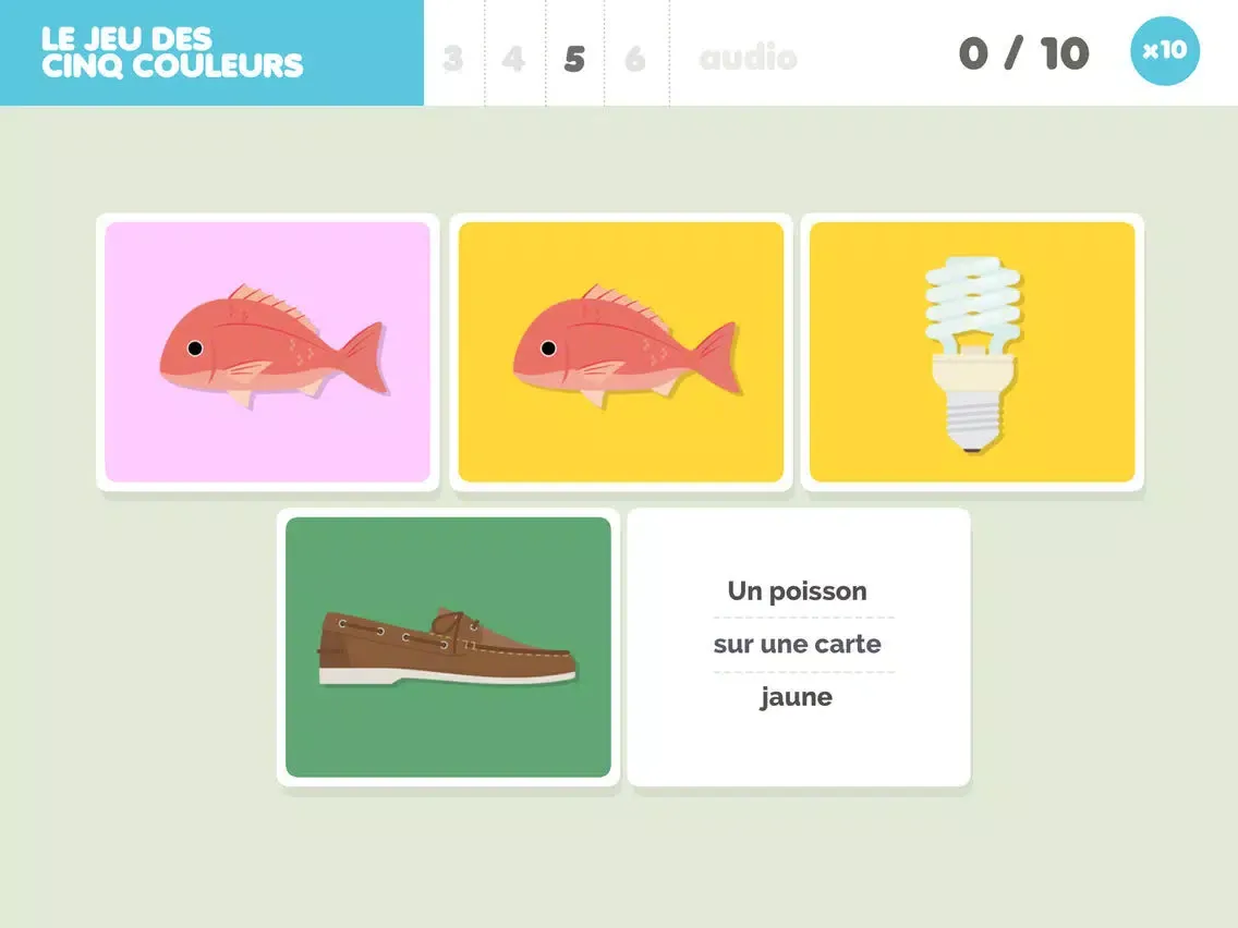 Capturas de pantalla de LE JEU DES CINQ COULEURS iPad 