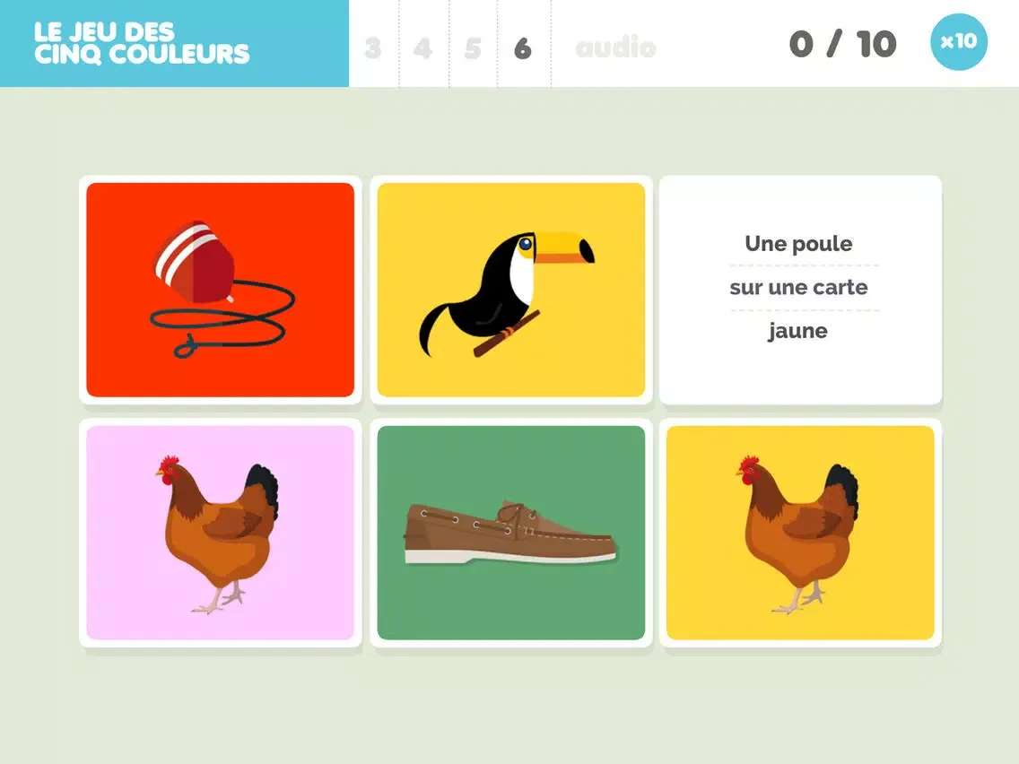 Capturas de pantalla de LE JEU DES CINQ COULEURS iPad 
