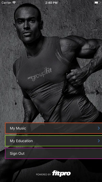 MyGroupFit应用截图