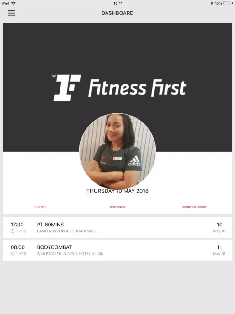 Fitness First PRO iPad  Screenshots