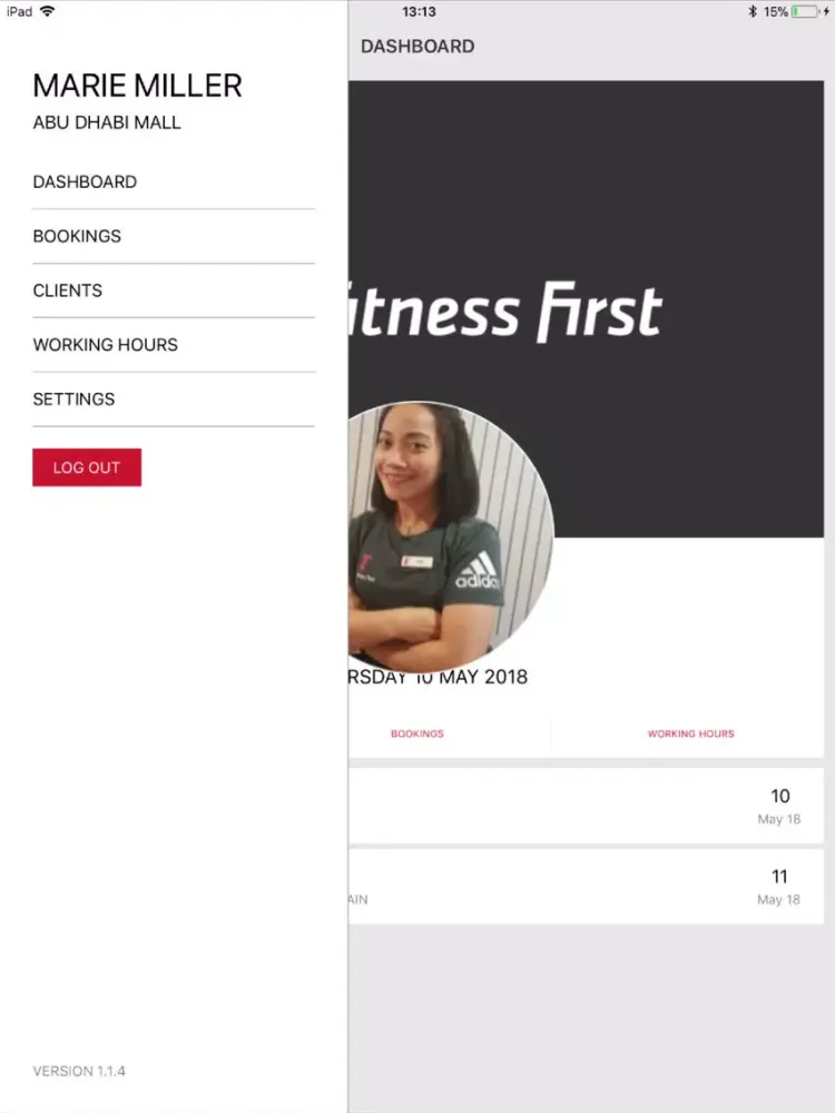 Fitness First PRO iPad  Screenshots