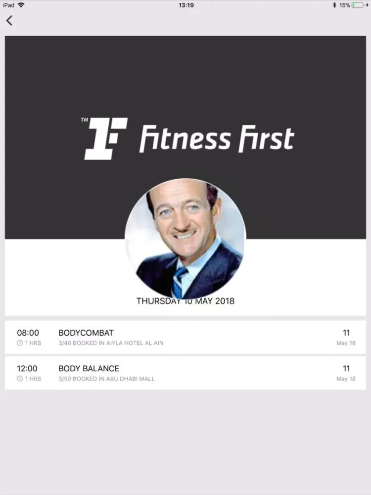 Fitness First PRO iPad  Screenshots