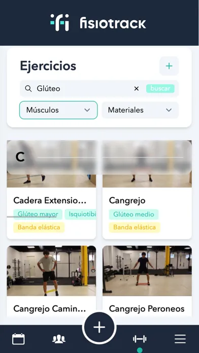 Скриншоты Fisiotrack