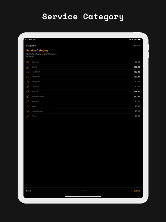 Captures d'écran de FreeAgent Hub Business iPad 