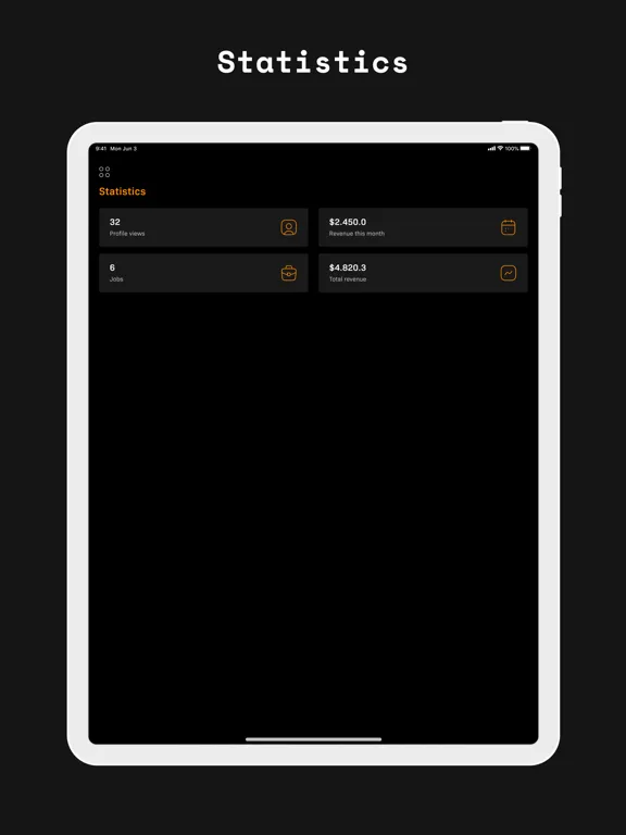 Captures d'écran de FreeAgent Hub Business iPad 