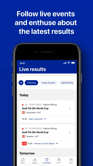 FIS App سکرین شاٹس