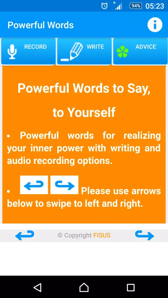 Powerful Words سکرین شاٹس