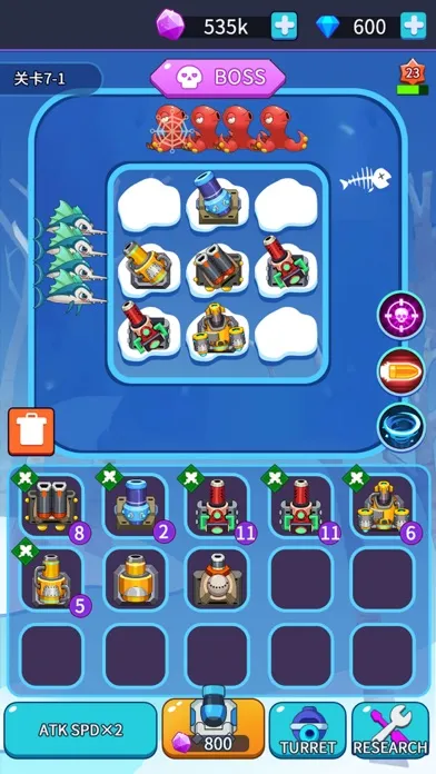 Capturas de tela do Bombs n Fishes