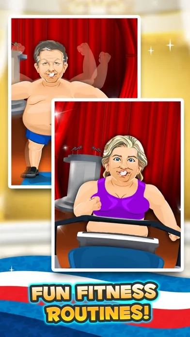 Election Fat to Fit Gym - fun run jump-ing on 2016 games with Bernie, the Donald Trump & Clinton! Screenshots