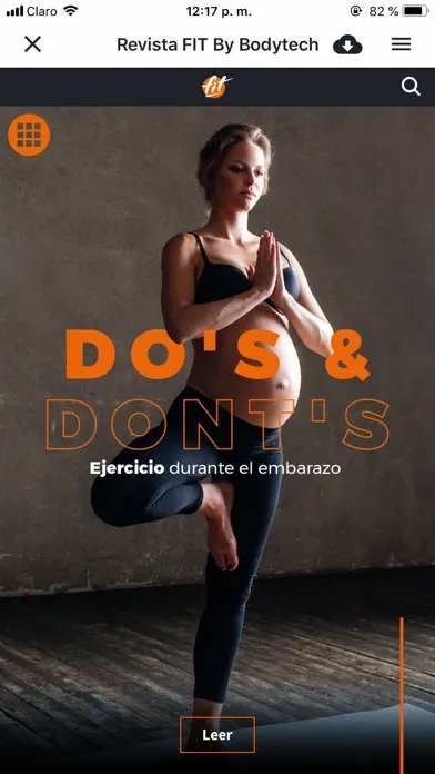Ảnh chụp màn hình của Revista Fit