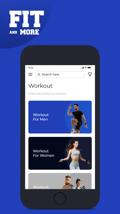 Zrzuty ekranu Fit and More