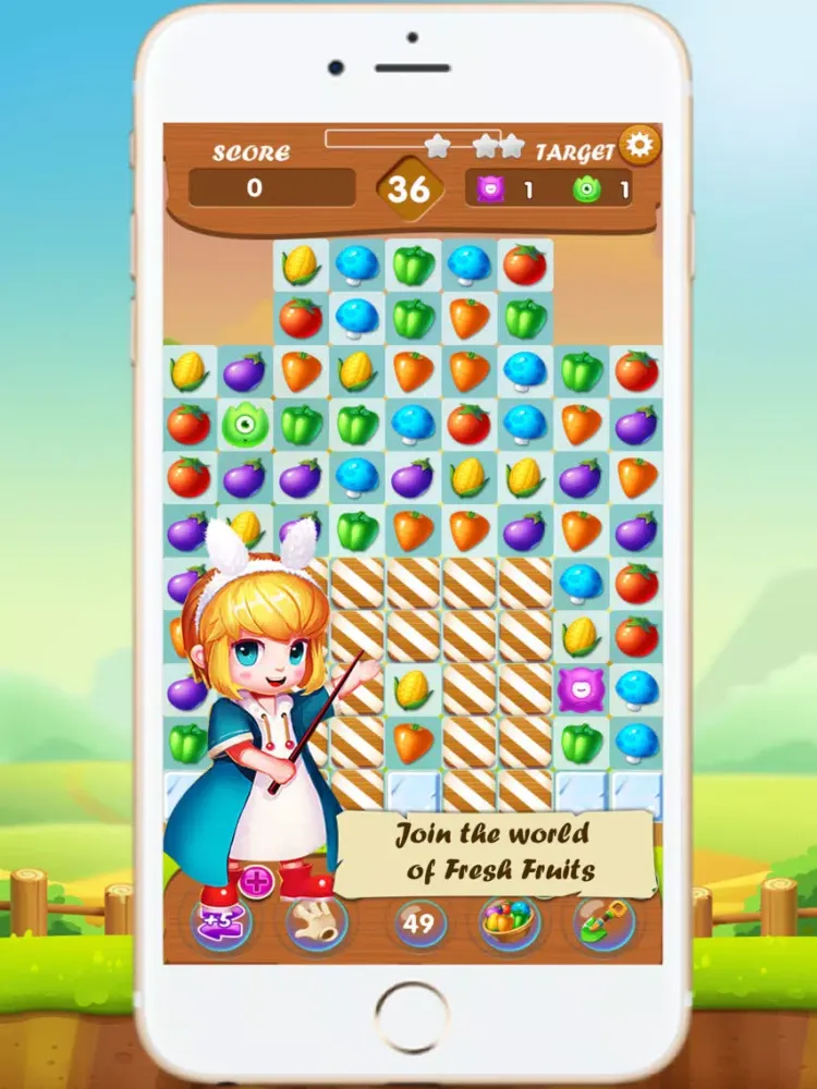 Capturas de tela do Fruit Fever iPad 