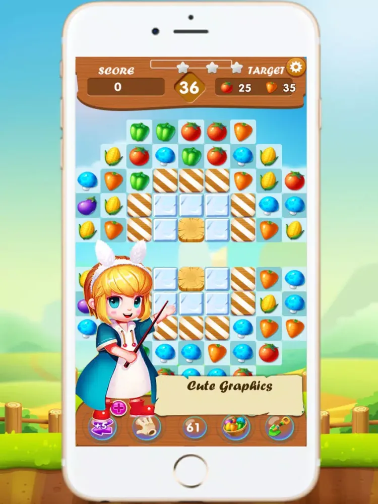 Capturas de tela do Fruit Fever iPad 