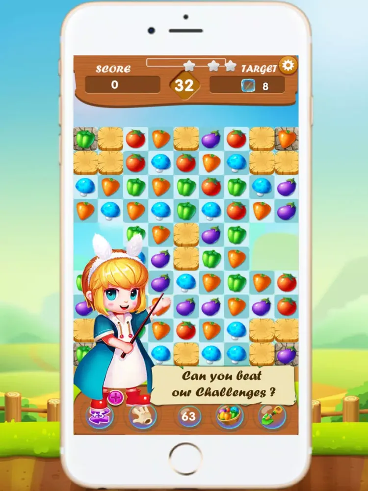 Capturas de tela do Fruit Fever iPad 
