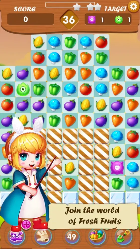 Capturas de tela do Fruit Fever