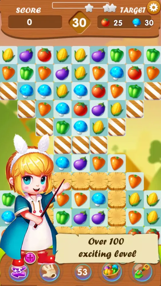 Capturas de tela do Fruit Fever