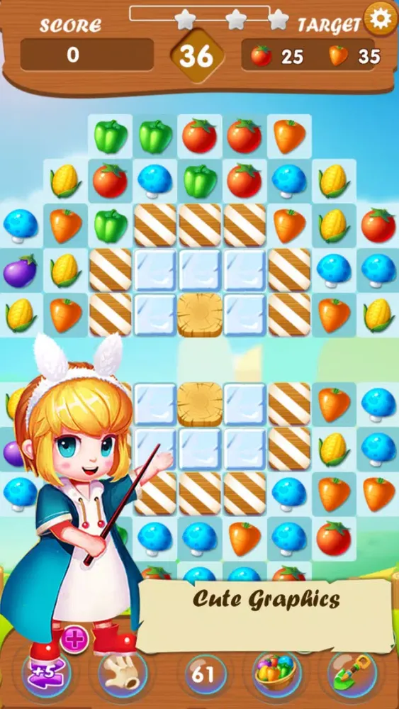 Capturas de tela do Fruit Fever