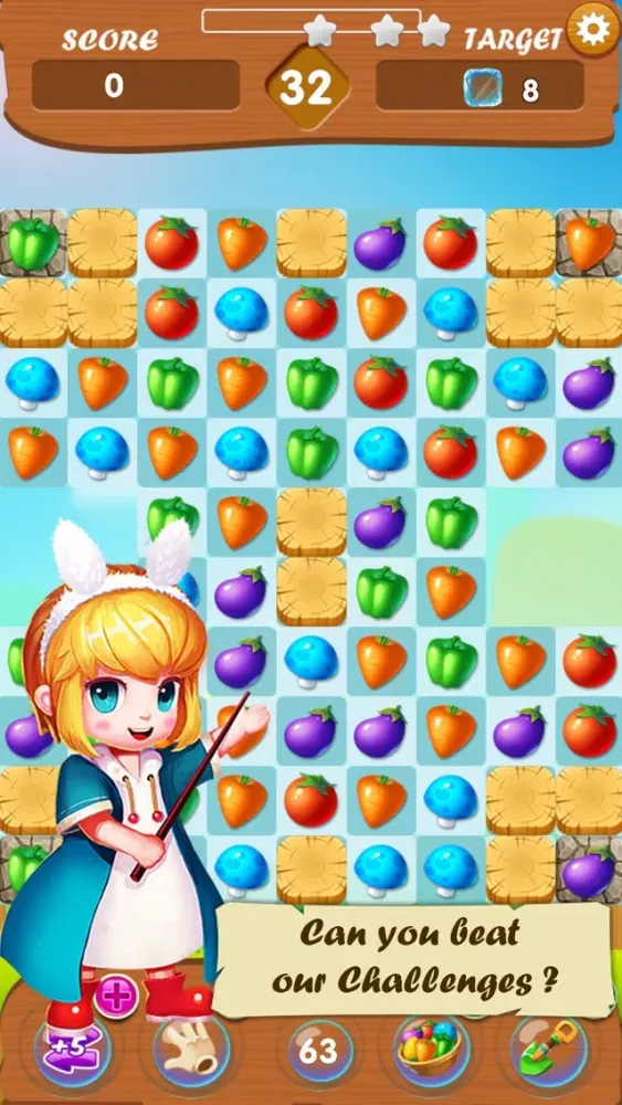 Capturas de tela do Fruit Fever