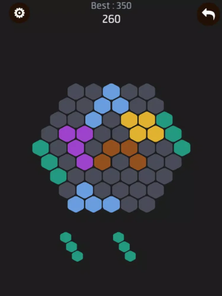 Hex Block Puzzle iPad  स्क्रीनशॉट