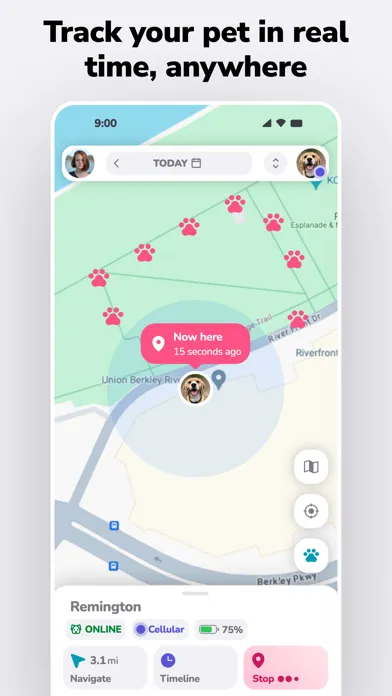 Captures d'écran de FitBark GPS for Dogs & Cats