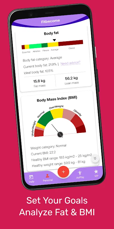 Fitbecome: Smart Calorie Count应用截图