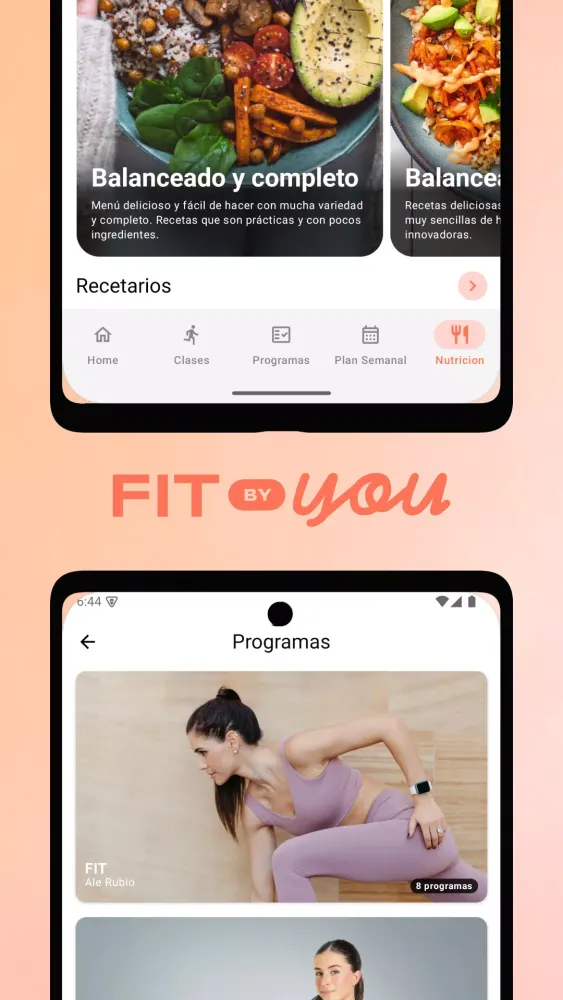 Capturas de tela do FIT by You