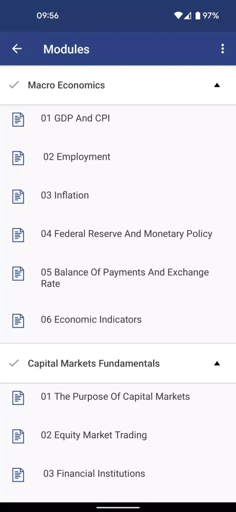 Fitch Learning Canvas App Screenshots